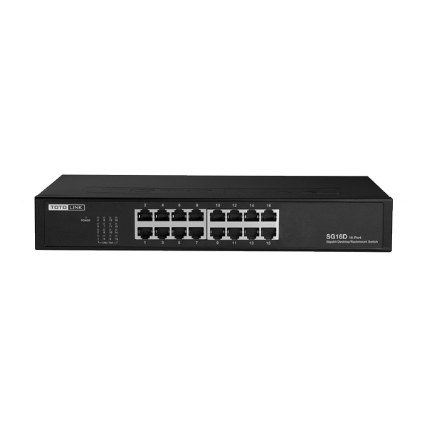 16-port 10/100/1000Mbps Switch TOTOLINK SG16D